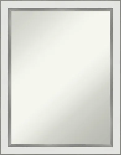 Miniatura 12 de Amanti Art Espejo de pared blanco de 30 x 42 pulgadas, espejo de baño rectangular blanco para decoración de pared de sala de estar, marco Parlor