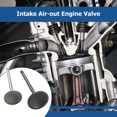 Miniatura 7 de WFLNHB Válvulas de Motor de Admisión y Escape de Repuesto para GM 2.0L 2.2L 2.4L Ecotec DOHC