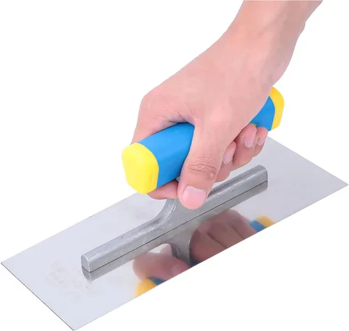 Miniatura 7 de Paleta de enlucido profesional para baldosas de edificio, herramienta de baldosas con vástago largo para revestimiento seco de yeso de hormigón