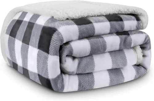 Miniatura 35 de MACEVIA Manta Decorativa de Forro Polar Sherpa para Sofá, Manta de Cebra 3D, Mullida, Gruesa, Cálida, Reversible, Acogedora, Cómoda, Súper Suave