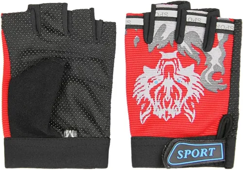 Miniatura 2 de Guantes de ciclismo sin dedos para niños, transpirables, antideslizantes, absorben los golpes, guantes de ciclismo para niños, niñas, niños, pesca