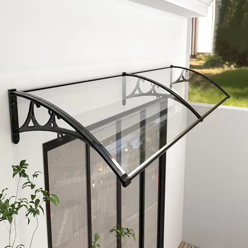 Toldo para puerta delantera, protección UV, lluvia, nieve, toldo para puerta delantera, toldo para ventana al aire libre, toldo para jardín, patio,