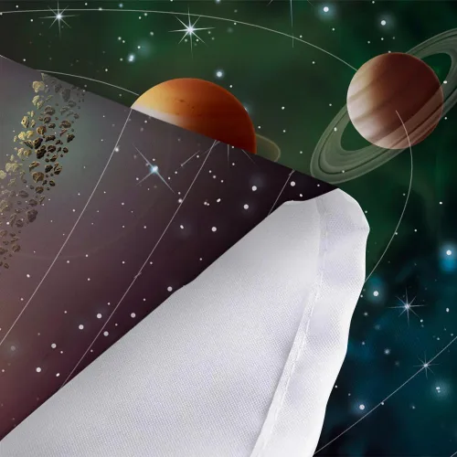 Miniatura 7 de Tapiz pequeño de planetas del espacio exterior para hombres, para colgar en la pared de la galaxia del universo para dormitorio, tapiz trippy, manta