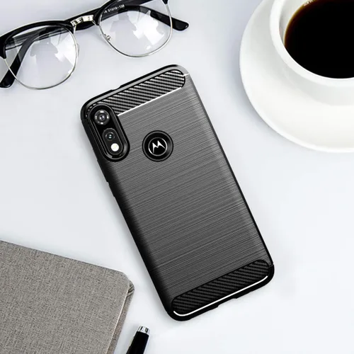 Miniatura 7 de Osophter Funda para Moto E 2020, Moto XT2052-1, funda protectora de goma TPU flexible para Motorola Moto E (2020) (negro)