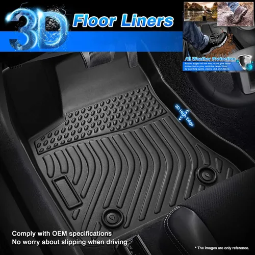 Miniatura 3 de Alfombrillas para Nissan Ariya 2023 2024 2025 2026, alfombrilla para todo tipo de clima, para accesorios Ariya, alfombrillas de TPE para piso