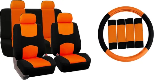 Miniatura 16 de Fundas para asiento FH GROUP FH-FB050102 planas, para la mayoría de los autos, camiones, furgonetas o camionetas, Beige-FH2033