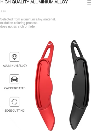 Miniatura 3 de Extensiones de palanca de cambios para BMW Mini MK3 F54 F55 F56 F57 F60 Cooper de metal para volante, cubierta de palanca de cambios de paleta, Negro