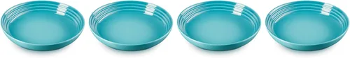 Miniatura 12 de Le Creuset Juego de 4 cuencos para pasta, 9.75 pulgadas cada uno, color blanco