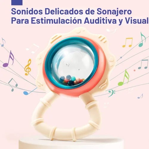 Miniatura 6 de hahaland Juguetes para bebés de 0 a 6 meses, sonajeros para bebés, juguetes para dentición de 3 a 6 meses, juguetes para bebés recién nacidos de 6 a