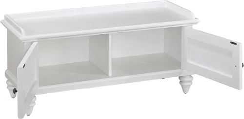 Miniatura 4 de Homestyles Banco de almacenamiento Bermuda Off-White