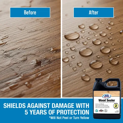 Miniatura 2 de Rain Guard Water Sealers - Sellador de madera - Protección penetrante repelente al agua para todas las superficies de madera porosa - Sellador