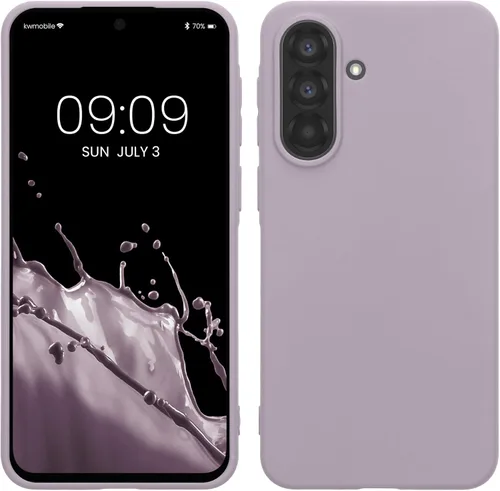 Miniatura 70 de kwmobile Funda compatible con Samsung Galaxy A23 4G / 5G - Funda de silicona TPU metálica suave y delgada - Rojo oscuro metálico