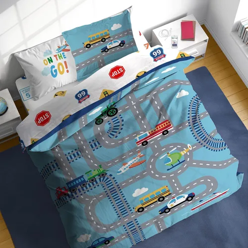 Miniatura 13 de Sunny Side Up - Juego de edredón individual de princesas Disney - 5 piezas de ropa de cama para niños incluye edredón, sábanas y funda de almohada