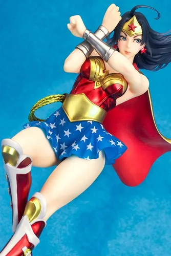 Miniatura 3 de Kotobukiya DC Comics: Armored Wonder Woman 2ª edición Estatua de Bishoujo Figura escala 1/7