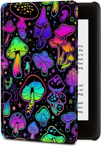 Miniatura 8 de BVDIKMI Funda para Kindle de 6 pulgadas (versión 11ª generación 2022), funda delgada de piel sintética con encendido y apagado automático para Retro