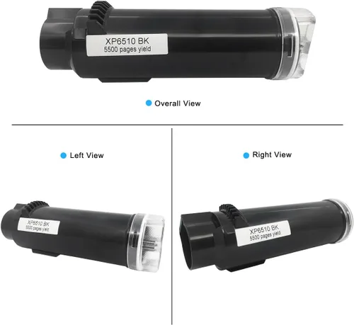 Miniatura 2 de Paquete de 4 cartuchos de tóner compatibles 6510 6515 [rendimiento extra alto] 5500 páginas BK, 4300 páginas CMY para impresoras Xerox Phaser
