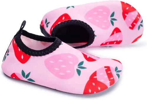 Miniatura 3 de L-RUN Zapatos de agua para bebés, zapatos para caminar descalzos, calcetines acuáticos para bebés, zapatos de natación para playa, piscina, arena