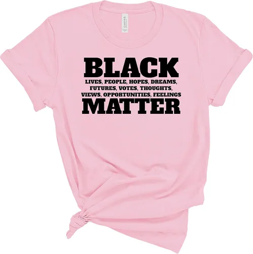Miniatura 6 de BLM Movimiento Mujer Camisa Negro Live Matters Vidas Matters Matters Camisetas para Mujer Gráfico Camisetas de coagulación BL12