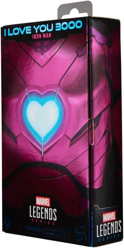 Miniatura 5 de Marvel Legends Series I Love You 3000 Iron Man, figura de acción coleccionable de 6 pulgadas para regalo