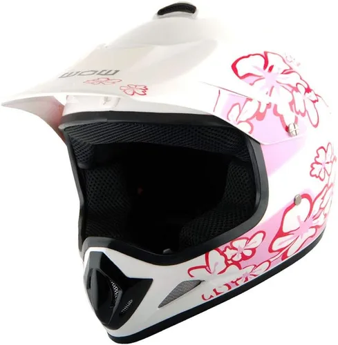 Miniatura 3 de Martian Casco de Motocross para Jóvenes Niños ATV Dirt Bike BMX MX Casco + Gafas + Guante Negro MG Youth Paquete: Spider Negro