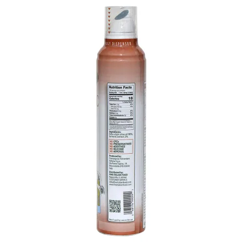 Miniatura 2 de Mantova Spray de Aceite de Oliva Virgen Extra con Sabor a Cúrcuma, spray de cocina saludable para el corazón perfecto para ensaladas, salsas