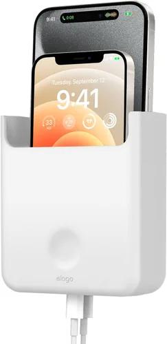 Miniatura 9 de elago Soporte para teléfono compatible con todos los modelos de teléfono: montaje con tornillo, carga con cable disponible, organizador