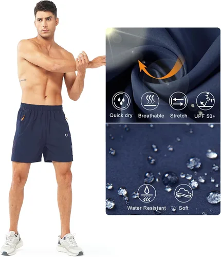Miniatura 4 de NORTHYARD - Pantalones cortos deportivos para correr para hombres, ligeros, de secado rápido, 7, 5 o 9 pulgadas, para senderismo, deportes, gimnasio
