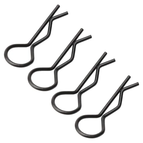 Miniatura 4 de 100 piezas de clips de cuerpo RC universales Springy R Pines para todos los coches de carretera a escala 1/8 en carretera Buggy Rock Crawler Truck
