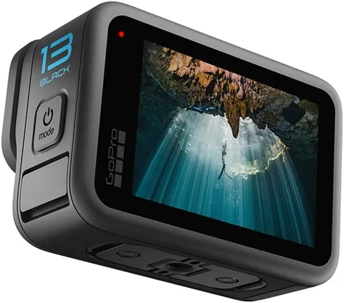 Miniatura 9 de GoPro HERO13 - Cámara de acción impermeable negra con video de 5.3K60, fotos de 27 MP, batería Enduro de 1900 mAh, tarjeta microSD SanDisk de 64 GB