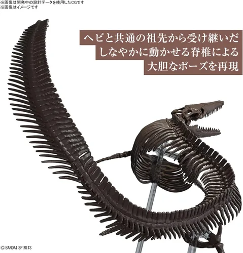Miniatura 4 de Bandai Hobby Mosasaurus Imaginary Skeleton 1/32 Dinosaur Model Kit