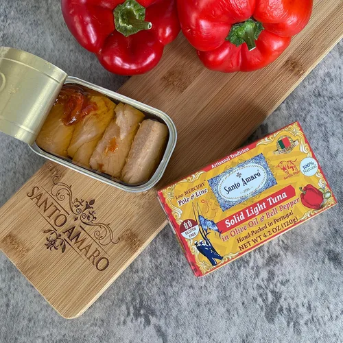Miniatura 4 de Discoverer - Filete de atún en aceite de oliva (6 unidades) dieta mediterránea, curry de cúrcuma, albahaca, jengibre, piri piri, orégano, pimiento