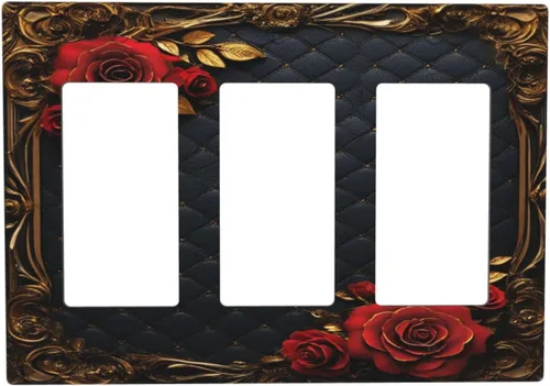 Miniatura 35 de Cubiertas Decorativas para Tomacorrientes Boho Floral Beige Flor y Hoja Botánico 1 Gang Interruptor de Luz Dúplex Placa Cubierta Placas de Boho