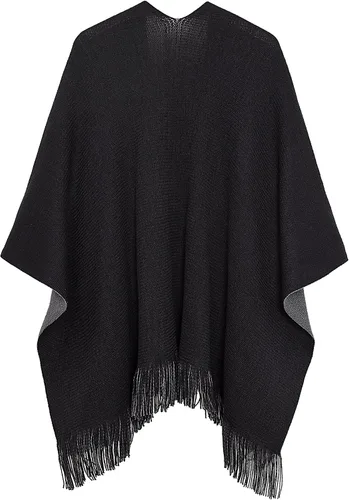 Miniatura 31 de Urban CoCo Poncho vintage de invierno para mujer, capa con borlas, chal envolvente
