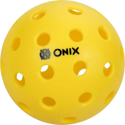 Onix Pelotas de pickleball para exteriores - Pure 2 y Dura 40 ONIX Pure 2 Outdoor Yellow - Paquete de 6 unidades
