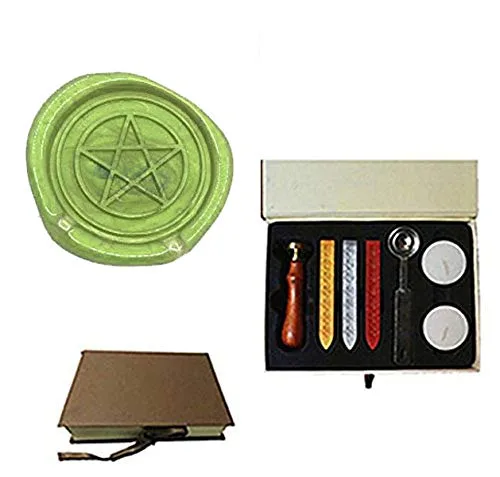 Miniatura 11 de Retro Star Pentagram Símbolo puntiagudo de 5 estrellas Sello de cera cómic Sello de sello de invitación de boda Tarjeta de Navidad Envoltura de vino