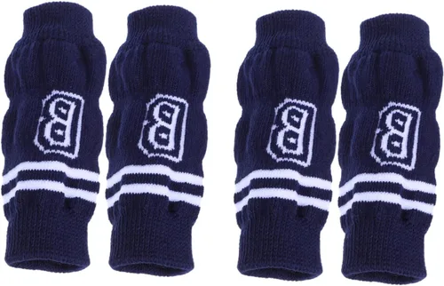 Miniatura 11 de 4pcs Dog Elbow Support Sleeves Knitted Leg Warmers Warm Hock Covers for Dogs Pet Elbow Protector Easy Cleaning