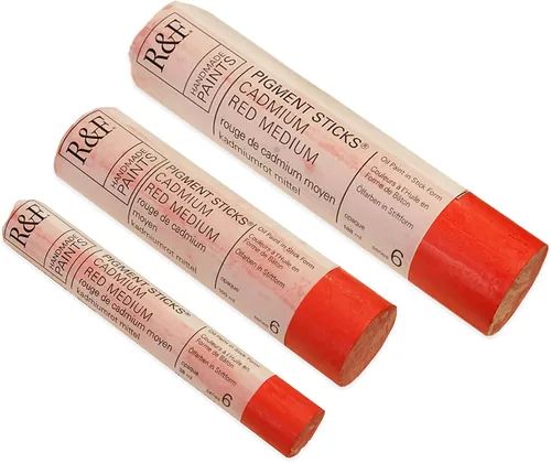 Miniatura 361 de Pinturas R&F Hechas a Mano - Palo de Pigmento al Óleo Profesional, Gris Neutro Medio, 188 ml