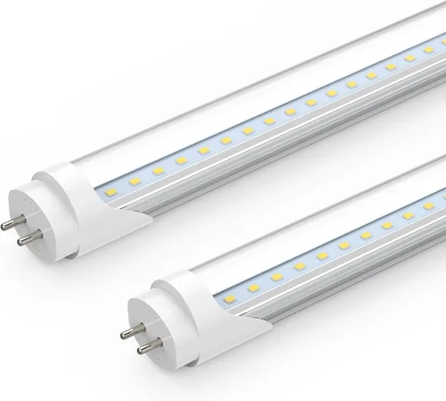 Miniatura 12 de Romwish Tubo de luz LED T8 de 36 pulgadas, 14 W (equivalente a 30 W), 1600 LM, luz diurna de 5000 K, tipo A+B Plug & Play o derivación de lastre, 3ft