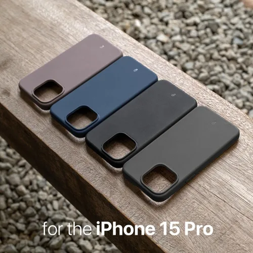 Miniatura 8 de TineeOwl para iPhone 15 Pro Funda Magnética - Serie Dune, Compatible con MagSafe, TPU, Minimalista, Delgada/Fina, con Agarre y Forro de Microfibra