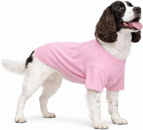 Miniatura 50 de Lovelonglong 2019 - Ropa para mascotas, Disfraces para Perro, Ropa Camisetas en blanco para Perros Grande Medianos Pequeños 100% Algodón 18