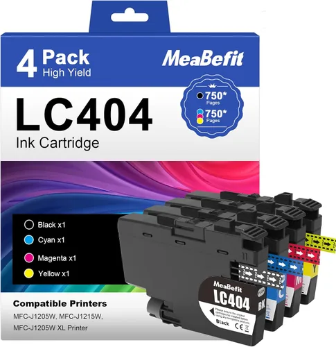 LC404 LC404 XL Cartuchos de tinta de alto rendimiento de repuesto para cartuchos de tinta Brother LC404 LC404XL LC 404 XL Compatible con impresora