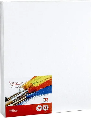 Miniatura 15 de Artlicious Super Paquete de 24 paneles de lona para pintar (8 x 10)