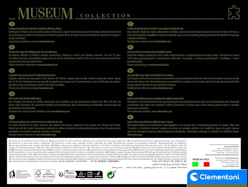 Miniatura 3 de Clementoni - 39549 - Colección Museum Puzzle Louvre - Delacroix, Libertad guiando a la gente - 1000 piezas - Hecho en Italia - Rompecabezas