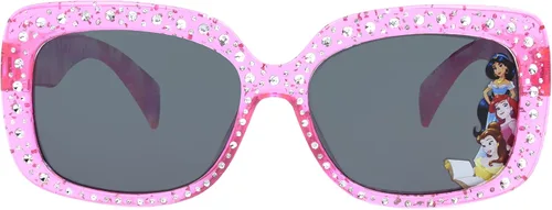 Miniatura 2 de Disney Lentes de sol rectangulares para niñas Princess Sparkle para niños inyección de color rosa y purpurina 49 Inyección de rosapurpurina 49