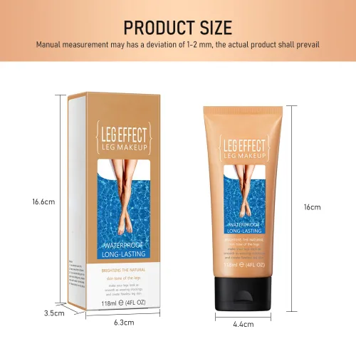 Miniatura 5 de Maquillaje de piernas y cuerpo, base corporal perfeccionadora de la piel, maquillaje para cubrir tatuajes, corrector de vena de araña para cubrir