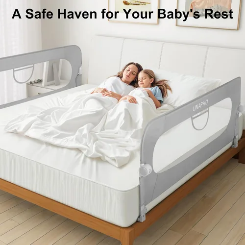 Miniatura 5 de Riel de cama para niños pequeños, rieles para camas infantiles abatibles para cama individual, matrimonial, Queen, King, litera, protector de riel