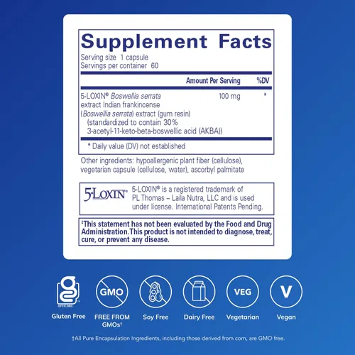 Miniatura 2 de Pure Encapsulations Boswellia AKBA - Apoya la salud de las articulaciones, el colon, el sistema inmunológico, el tracto gastrointestinal y la salud