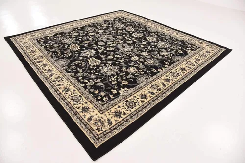 Miniatura 245 de Unique Loom Colección Sialk Hill - Alfombra de área Washington (3 pies 3 pulgadas x 5 pies 3 pulgadas, rectángulo, burdeos/crema)