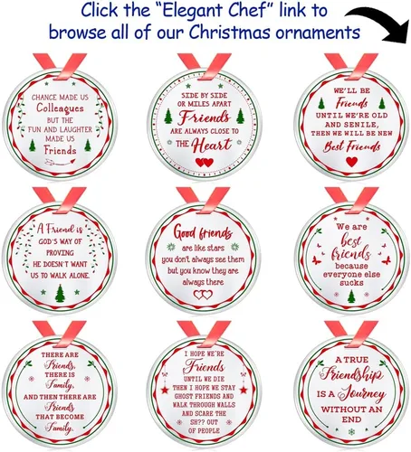 Miniatura 5 de Adorno de Navidad con texto en inglés «Thank You» «May You Be Proud of– Compañero de trabajo, apreciación laboral, recuerdo de jubilación