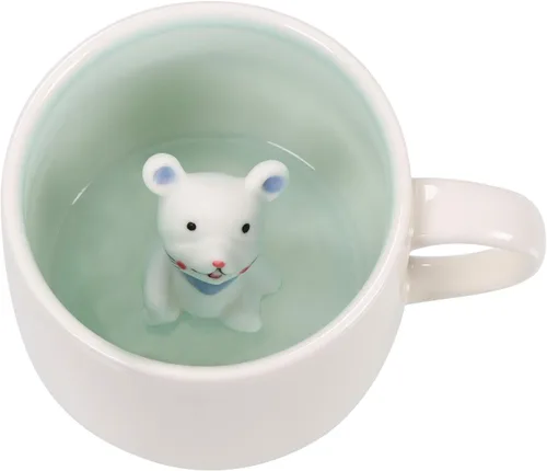 Miniatura 16 de Taza de café 3D con unicornio en el interior, linda figura de animal hecha a mano en cerámica, regalo para Navidad, cumpleaños o día de la madre